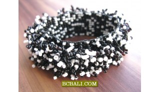 Multi Wrapted Stretch Bracelets Beads 25 Pieces